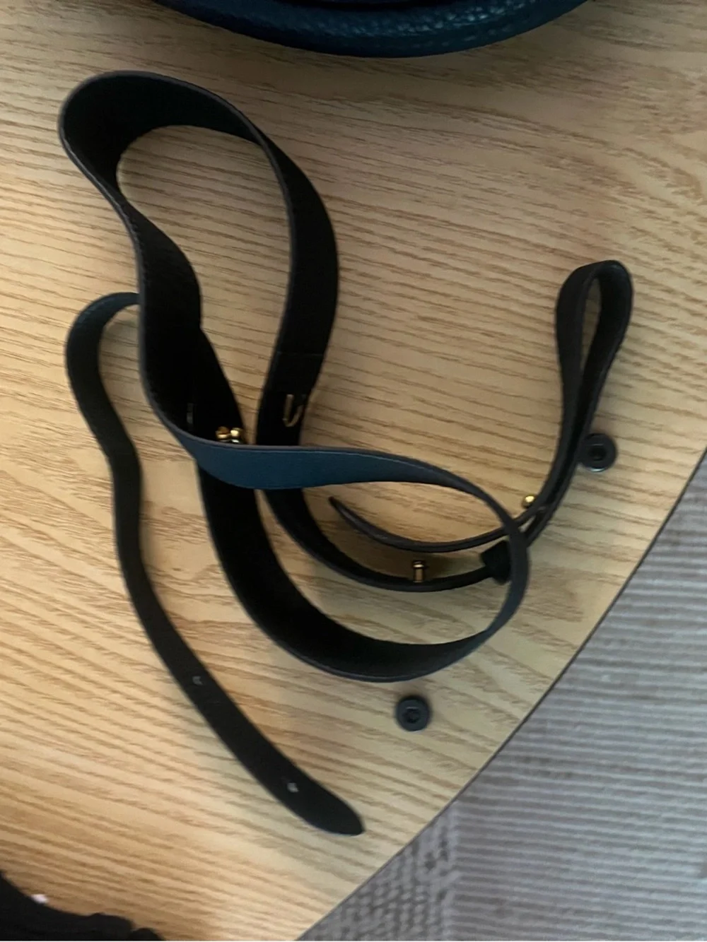 Songmont 4in1 Luna Onyx Leather Medium Cross Body Bag - Picture 4 of 7